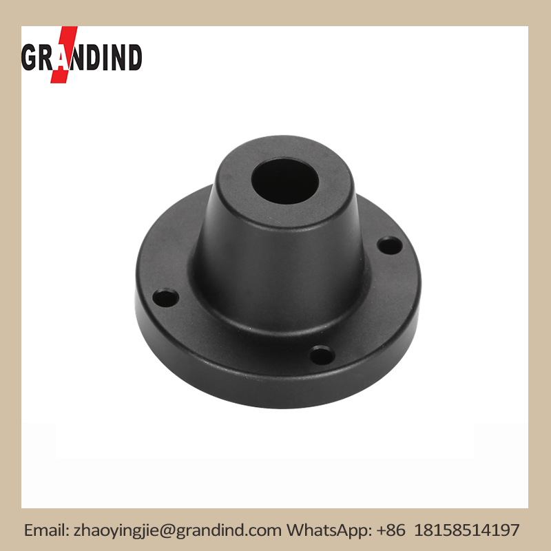 Anpassad CNC Aluminium Precision Base Black Oxide