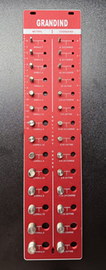 gängkontroll för mutter och bult